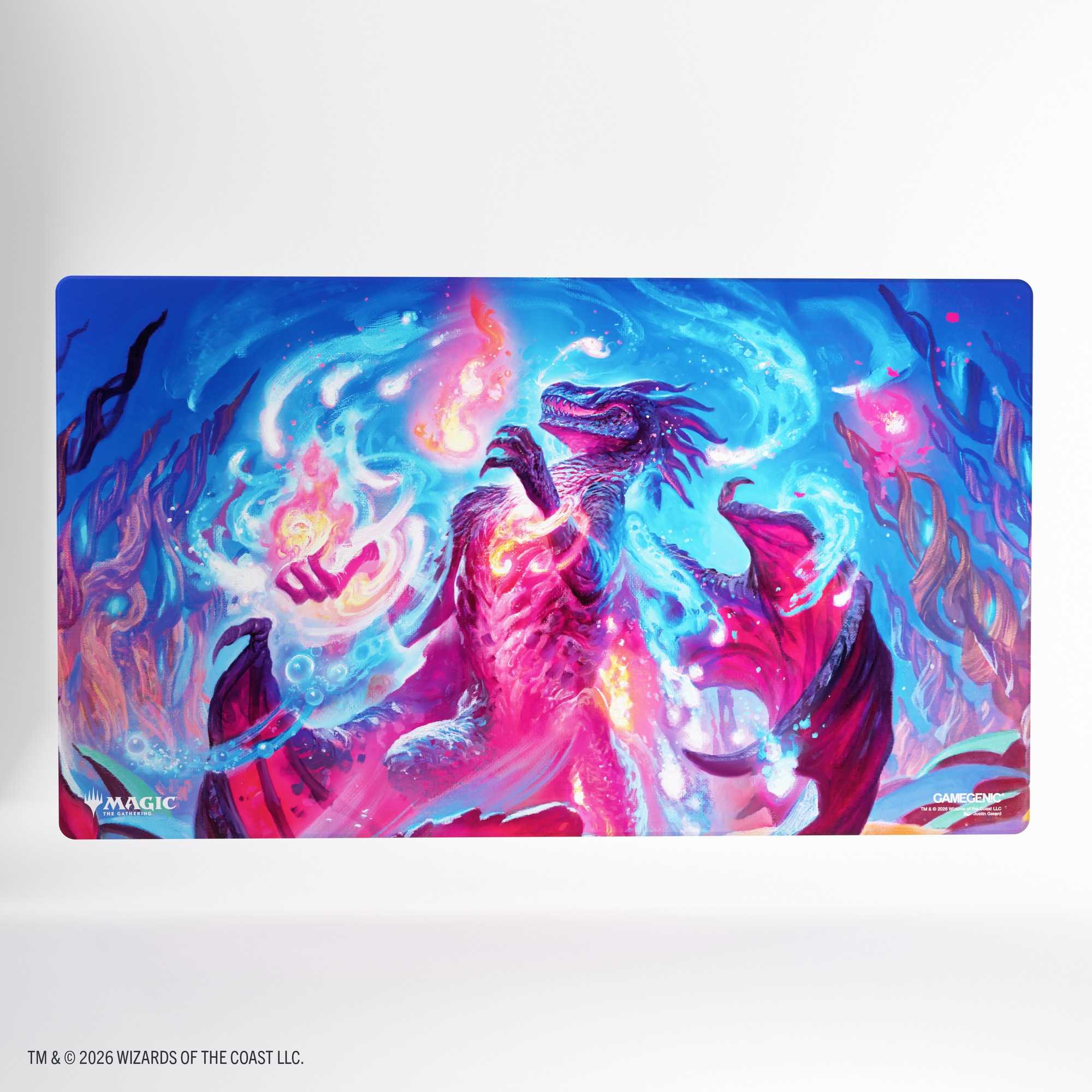 Gamegenic Magic: The Gathering Secrets of Strixhaven Shiny Playmat – Faction Related 2, Officially Licensed, 2 mm Cushioning, Anti-Slip Backing