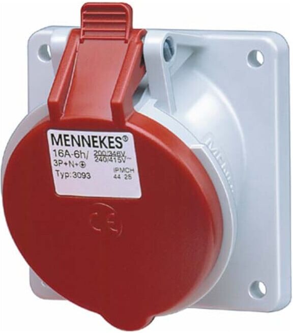 Mennekes Boîte de montage TwinContact 16A, 5p, 6h, 400V, IP44 3070 (3070)
