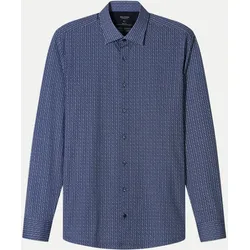 Body-Fit Hemd Level Five Blau 42