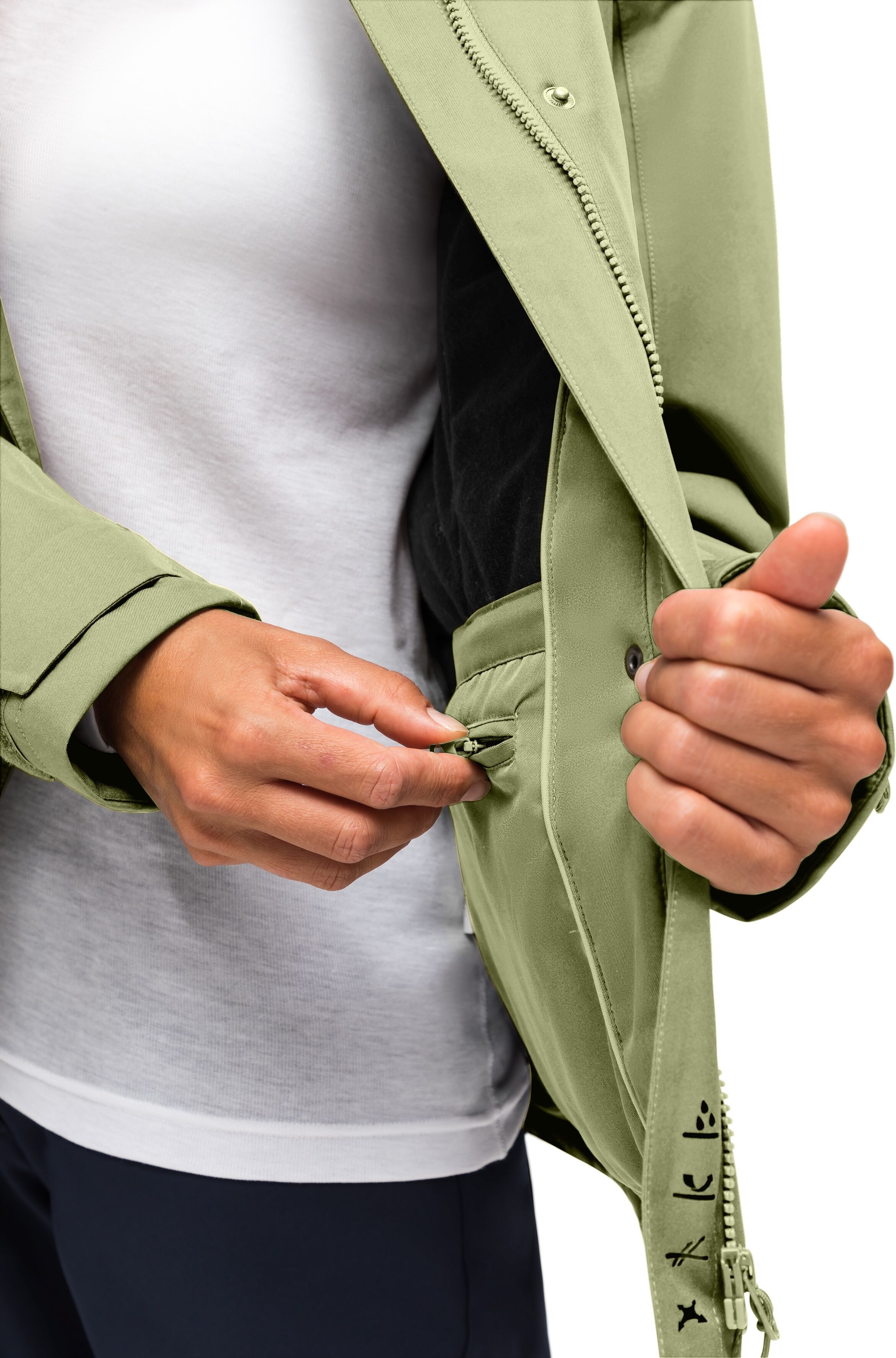 Maier Sports "Lisbon" warme Damen Jacke, wattierte Regenjacke, wasserdicht + atmungsaktiv