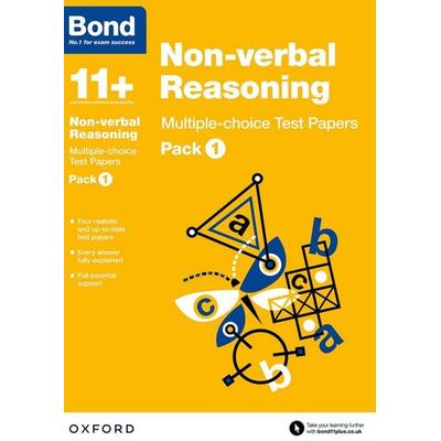 Bond 11+: Non-verbal Reasoning: Multiple-choice Test Papers: Ready for the 2026 exam (for GL Assessment & other 11 plus exams), Taschenbuch von Andrew