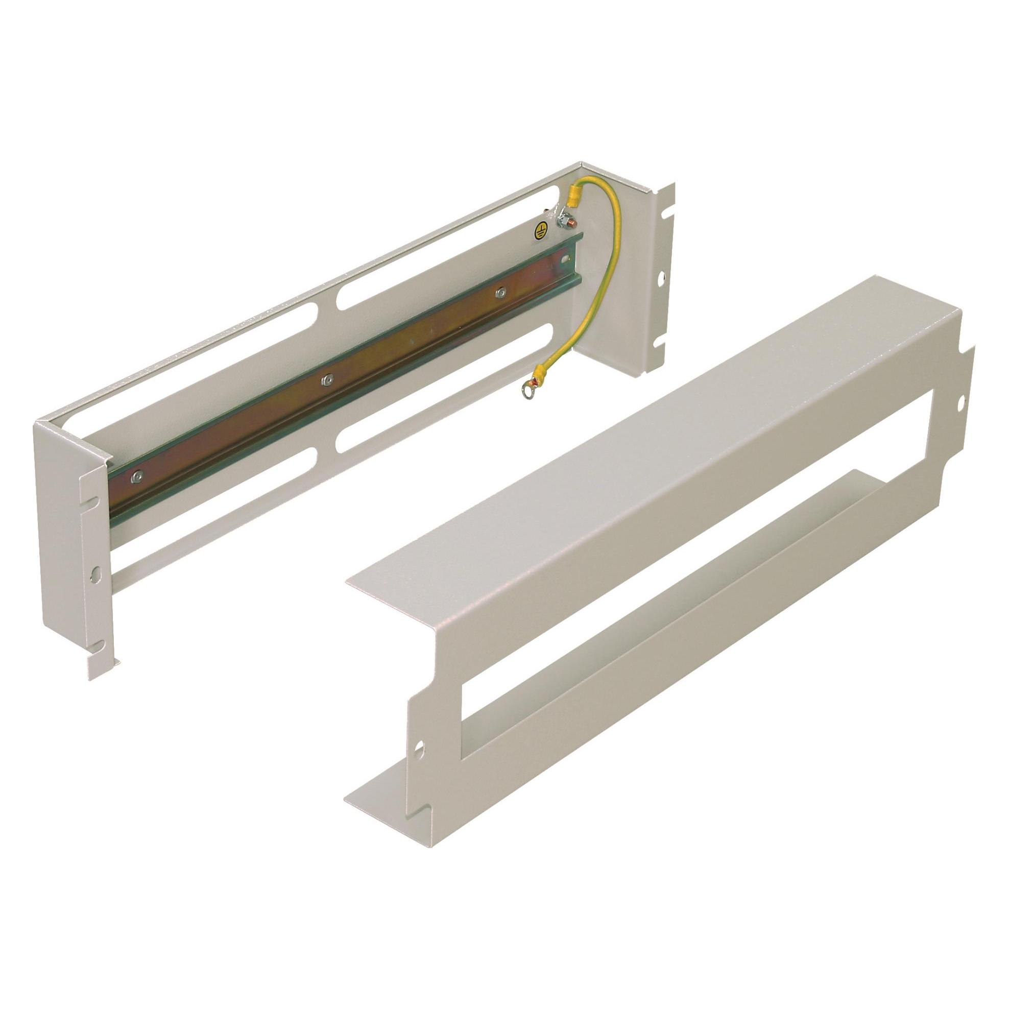 EFB Elektronik 19" 3HE Energieverteilungs-/Schutzschaltergehäuse für 22 Module 17.5 mm - Rack-Z (691277.1V2)