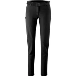 Maier Sports, Damen, Outdoorhose, Lana slim Hose (34), Schwarz