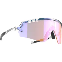 Tripoint, Unisex, Sportbrille, 007 Chobe Tri-x High contrast (shiny crystal-brown, Blue Multi UltraVue, Orange), Weiss