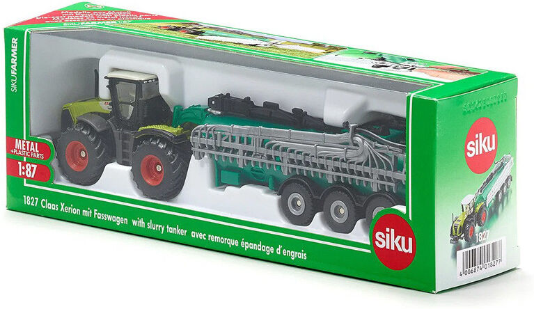 Claas Xerion avec remorque épandeur - Siku