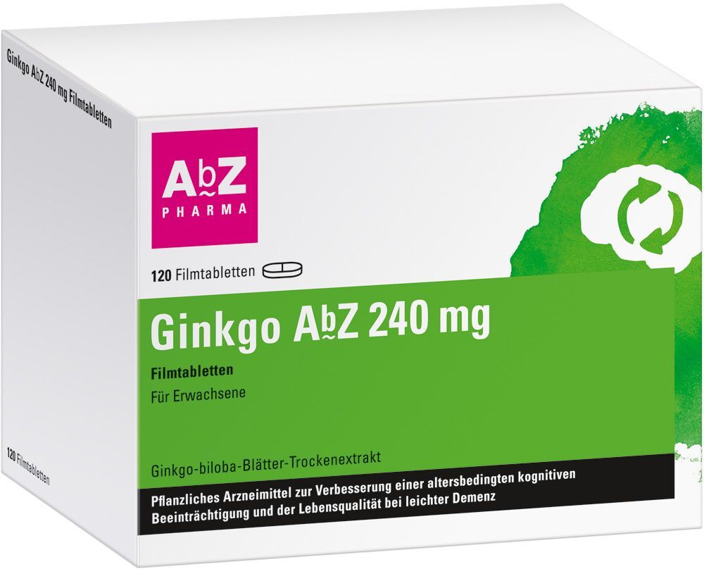 Ginkgo AbZ 240 mg Filmtabletten 120 St