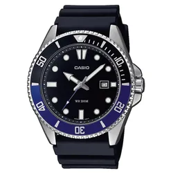 Casio MDV-107-1A2VEF Collection Herren Taucheruhr Schwarz/Blau