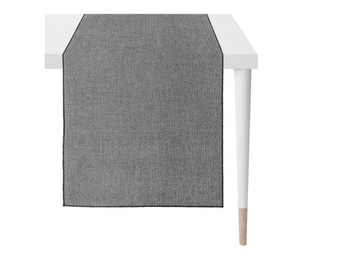 Chemin de table Stone 46 x 140cm Noir/Anthracite