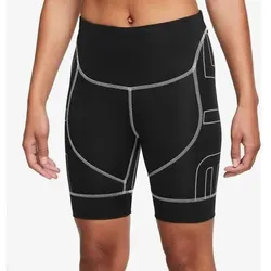 NIKE Damen Tight W NK DF AIR 7?? BIKE SHORT, Größe S in Pink Pink