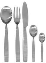 Mepra Tigre Flatware Set with Moka Spoons - 30 Pieces