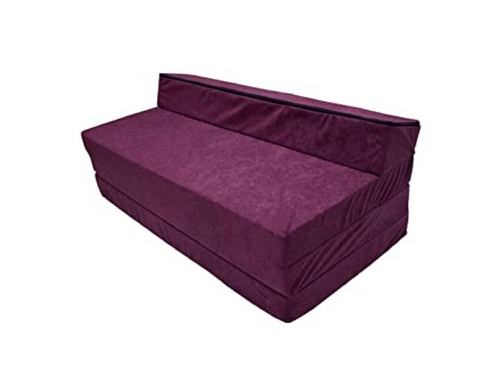 Natalia Spzoo Klappmatratze 200x120x10 cm - Premium Schaumstoff Gästematratze für Zwei Personen, Faltbare Bodenmatratze, Schaumsofa - Optimal für Übernachtungsgäste