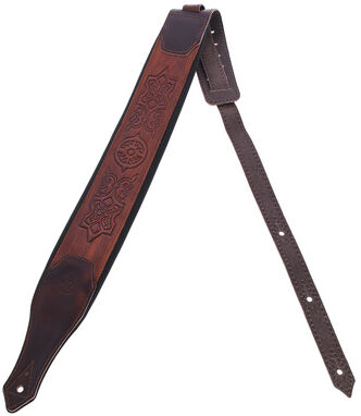 Minotaur Celtic Rim Leather PaddedStrap Marron