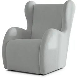 SESSEL MASTI Polstersessel Loungesessel ergonomisch, Hellgrau