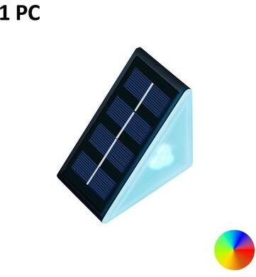 Quick Pick Pro RGB & Warm White Solar Step Lights Waterproof Auto On Outdoor Deck & Stair Lighting rgb