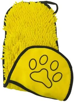 Rare Purchases Quick drying Cat Towels, Super Absorbent Pet Bath Towel, Soft Bath Robe, Dry Pet Cleaning Washcloth For Dogs, Convenient yellow