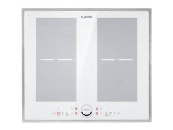 Klarstein Delicatessa 60 Prime table de cuisson à induction 4 Zones 7000W minuterie blanche
