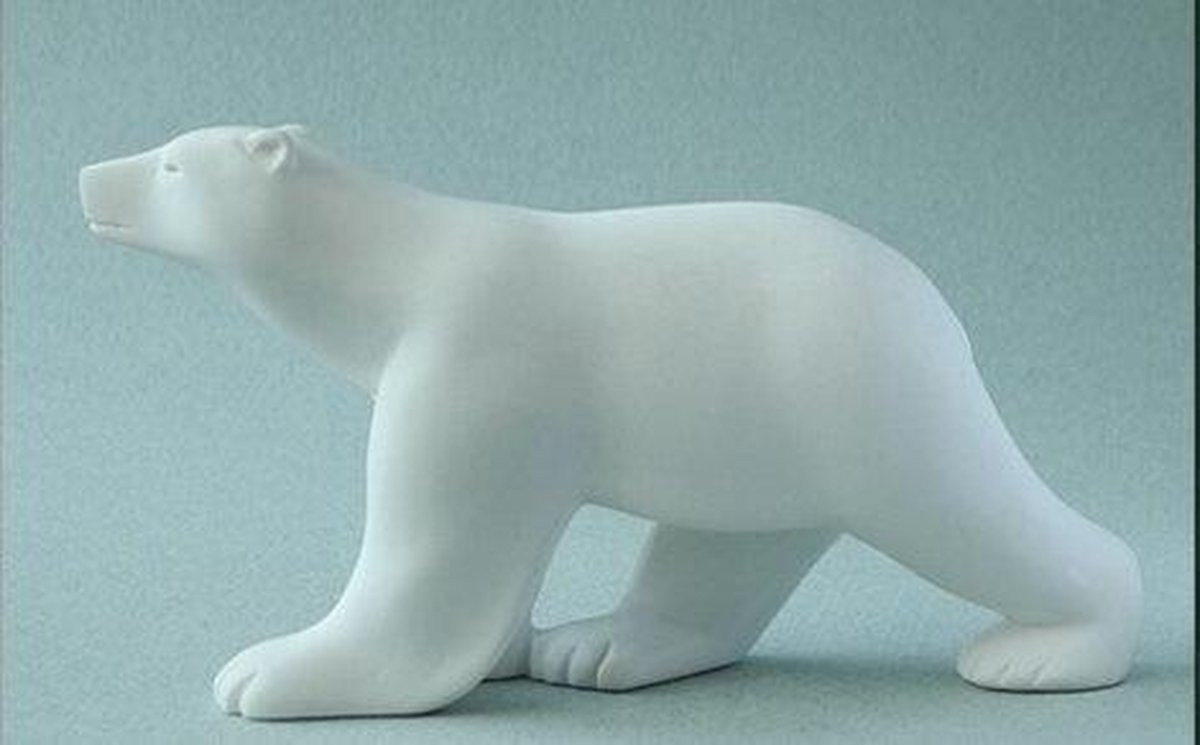 Decoratief beeld Francois Pompon Ours Blanc - Wit - Ijsbeer