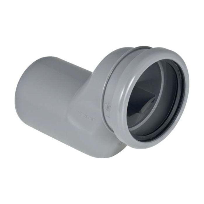 Geberit Anschluss-Set 388352291 grau, für Wand WC, etagiert, 5 cm, Ø 90 mm