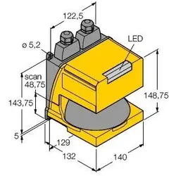 Turck Sicherheitslaserscanner AG4-4E