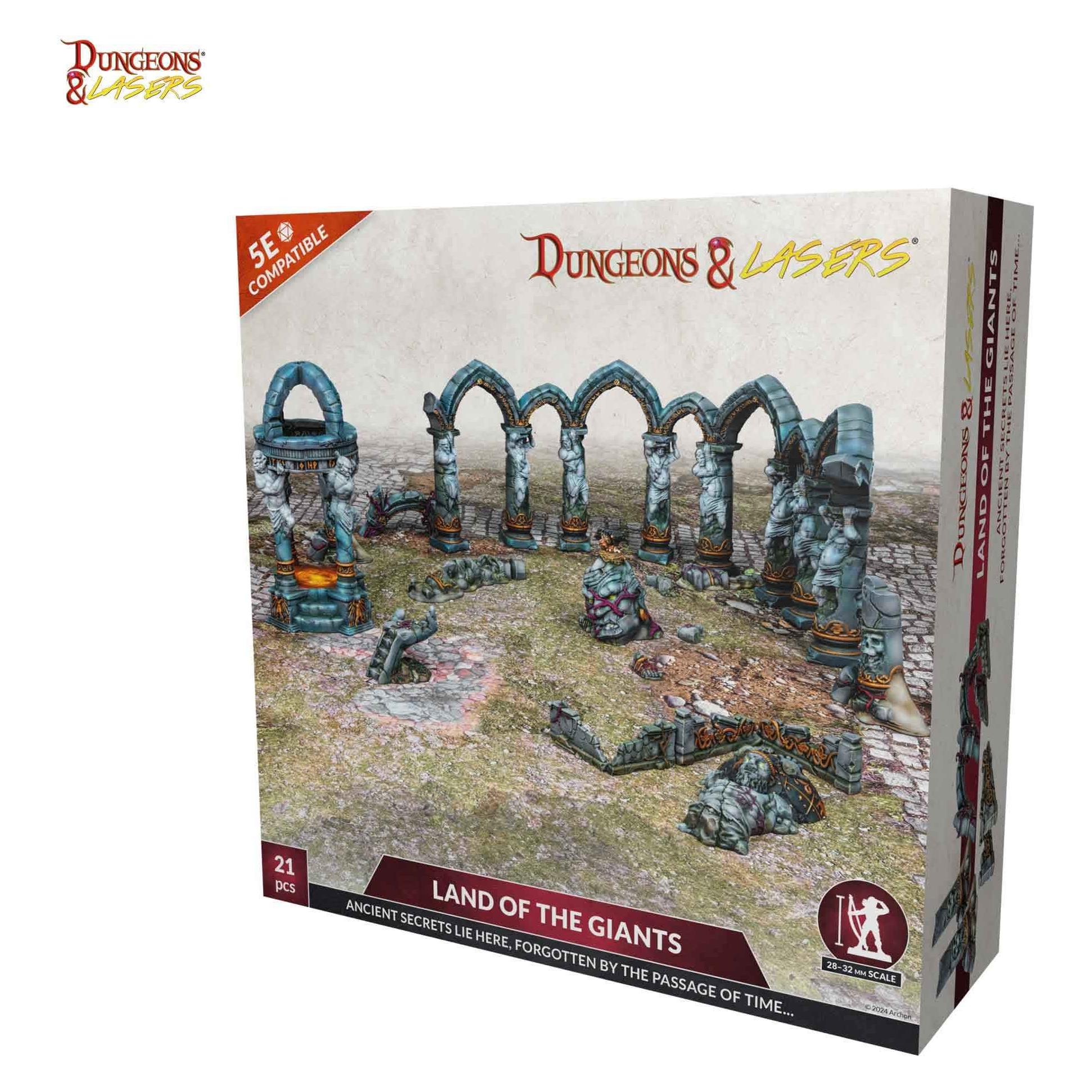 Archon Studio Dungeons & Lasers Starter Set: LAND OF THE GIANTS (DNL0071)