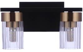 Craftmade Bond Street - Flat Black/Satin Brass