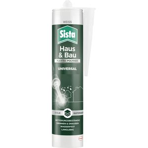 Sista Silikon Haus & Bau FlexTec Polymer, weiß, universal, Innen- und Außenbereich, 280ml