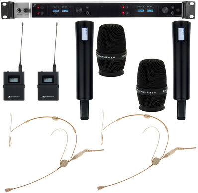 Sennheiser EW-DX 2x HSP2 2x 945 R1-9 Set Beige