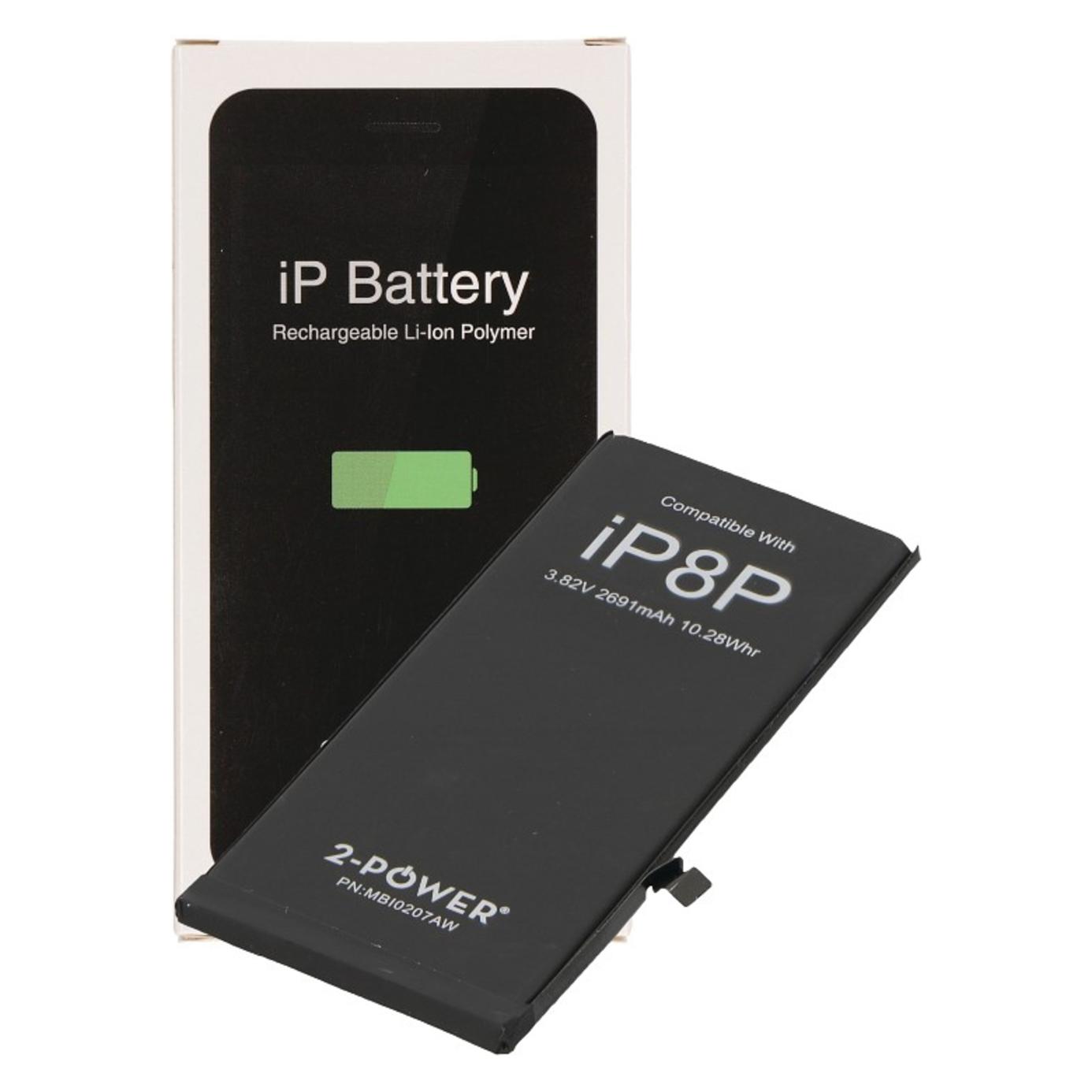 2-Power Replacement iPhone Battery 3.82V 2691mAh (MBI0207AW)