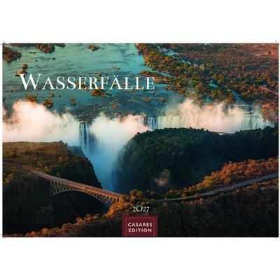 Wasserfälle Kalender 2027 – Wandkalender | Fotokalender Naturkalender 35x50cm Großformat - Inspirierende Wasserfall-Fotografien für das ganze Jahr.