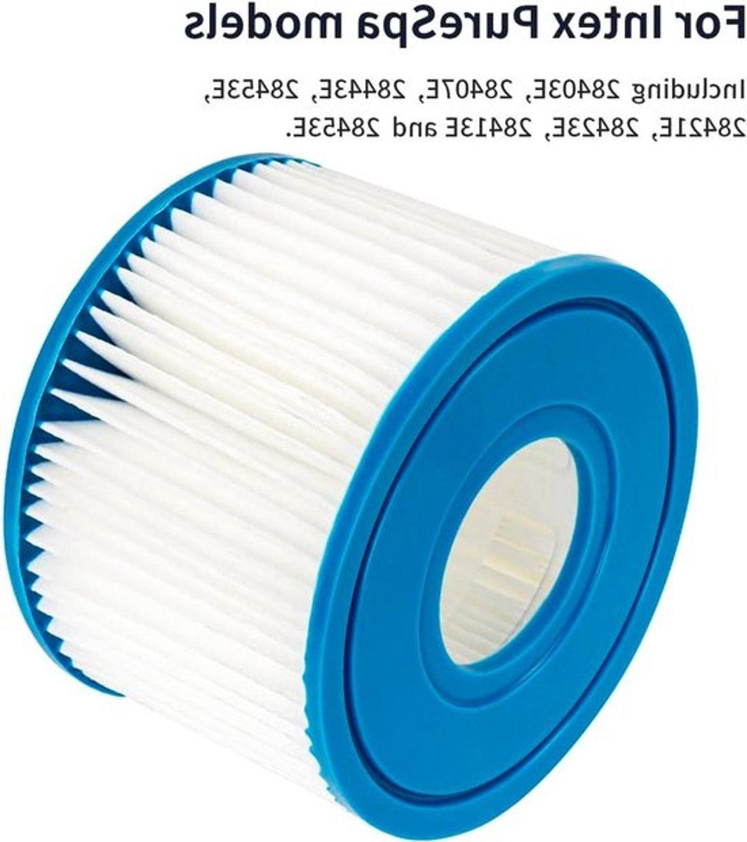 Intex Set van 6 filters voor PureSpa type S1 met verwisselbare filterpatronen