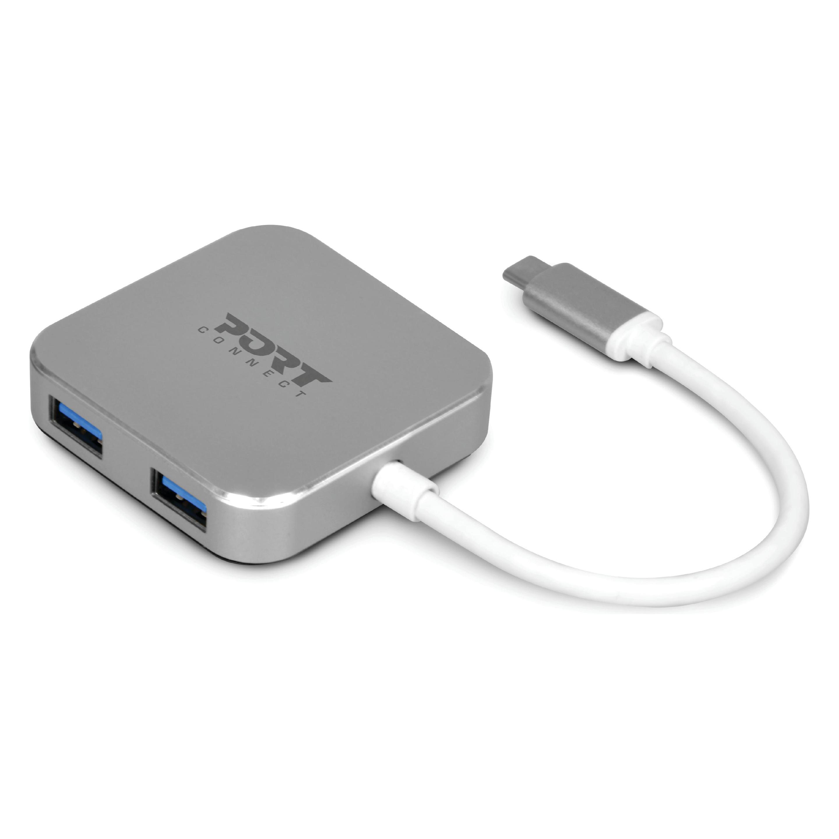 Port Designs Type C USB 3.0 Hub 4 Ports (USB-C, 4 Ports) (900123)