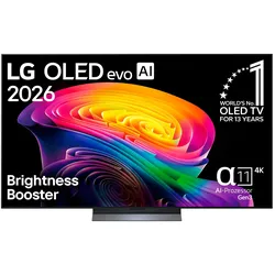 LG OLED-Fernseher "OLED77C68LA", Energieeffizienz: D (A-G), schwarz, 77 ′′, Fernseher