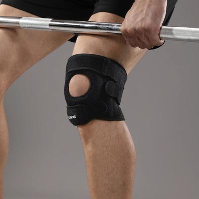 Enhanced Impact Protection Patellar Support With Integrated Ventilation black one Size