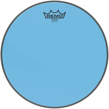 "Remo 12"" Emperor Colortone Blue Bleu"