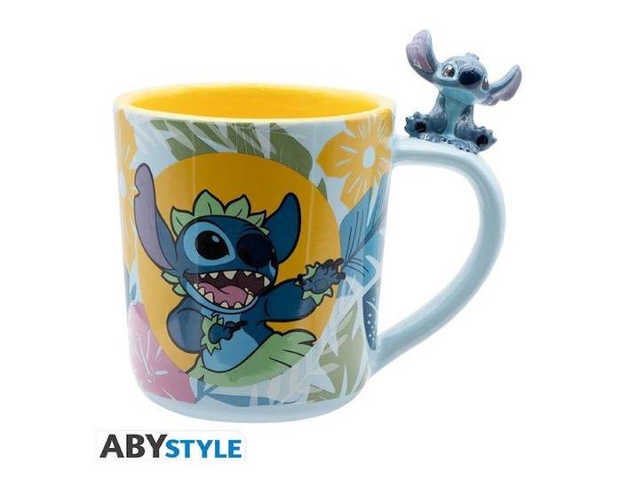 DISNEY - Mug 3D anse - Stitch hawaïen