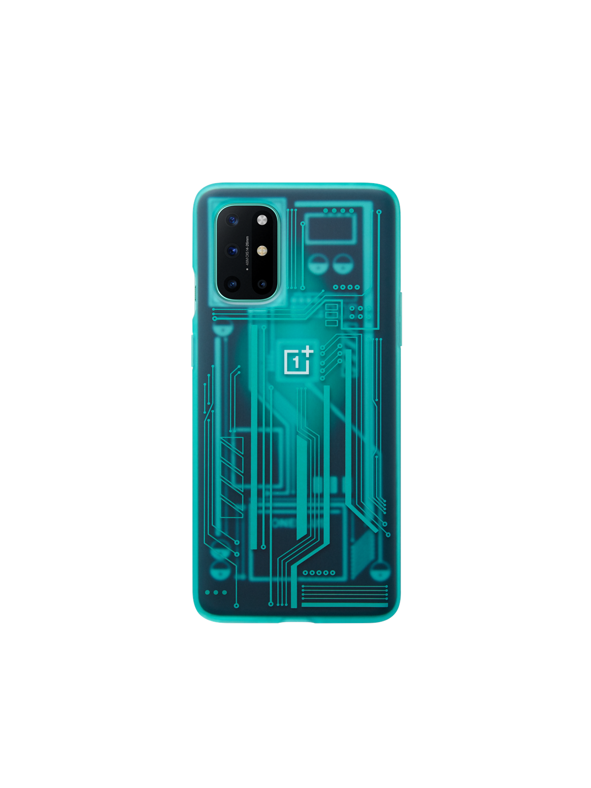OnePlus 8T Quantum Bumper Case - Cyborg Cyan