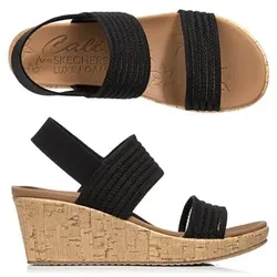SKECHERS Damen-Sandale Beverlee Sheer Luck Mesh Luxe Foam® Fußbett