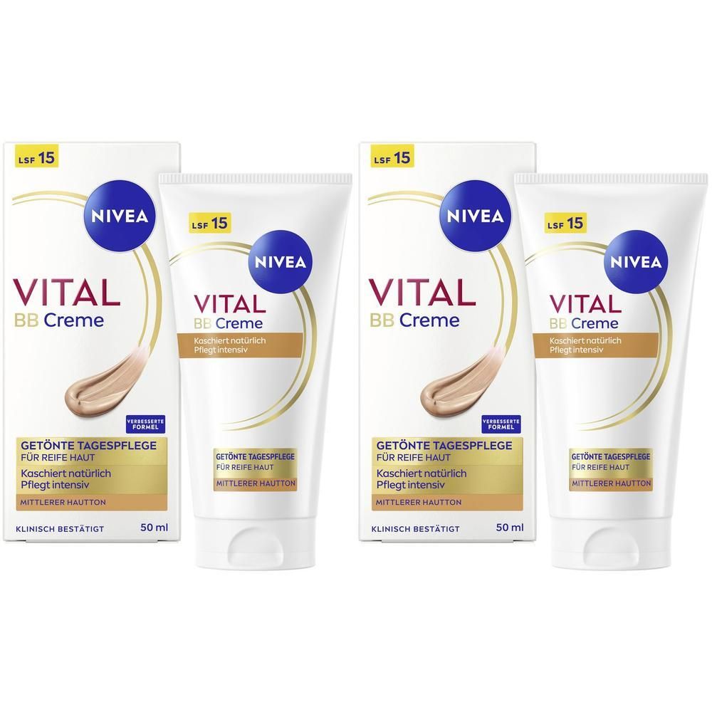 Nivea Vital Soja BB Tagespflege LSF 15 50ml x2 2x50 ml