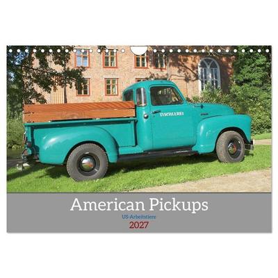 American Pickups US-Arbeitstiere (Wandkalender 2027 DIN A4 quer), CALVENDO Monatskalender