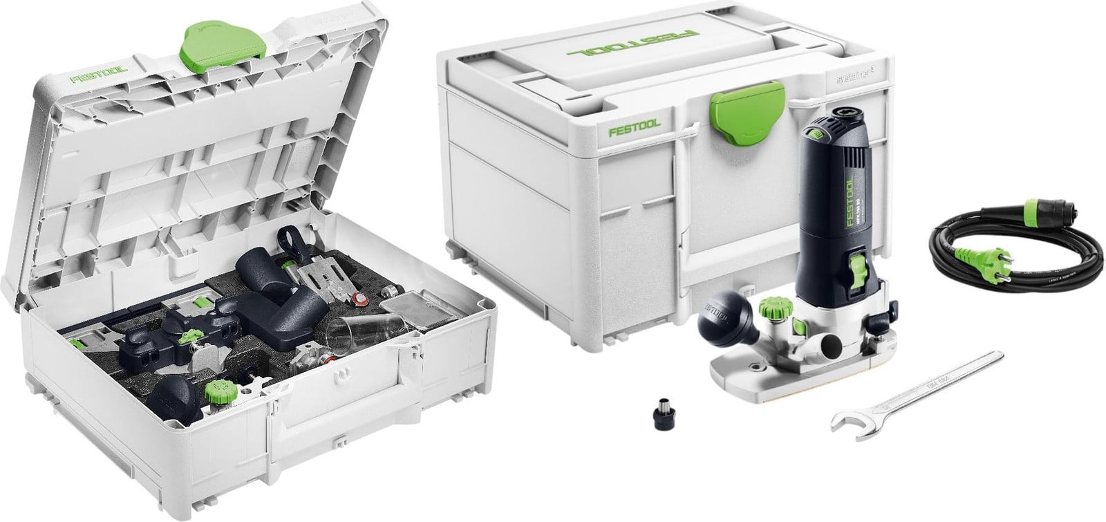 Festool MFK 700 EQ-Plus module kantenfrees 720 watt 8 mm met accessoire set en Systainer