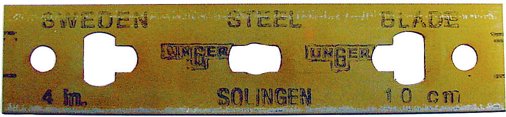Glasschaberklinge, doppelseitig scharf, VE 25 Stk, 100 mm, ab 10 VE Unger