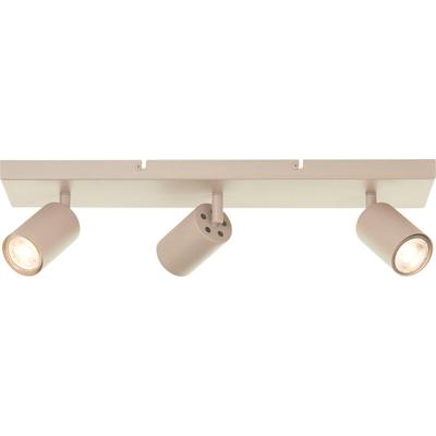 BRILLIANT Deckenstrahler "Jello", champagnerfarben, 3, H: 12,5cm, 1 Stk., Leuchten, GU10 LED inkl., 350 lm, 3000 K, schwenkbar, Metall, champagnerfarben, Deckenstrahler