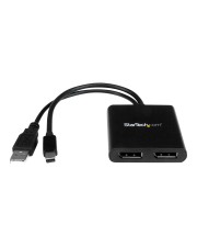 StarTech.com MST Hub Mini DisplayPort auf 2x Displayport Video-Verteiler Desktop (MSTMDP122DP)