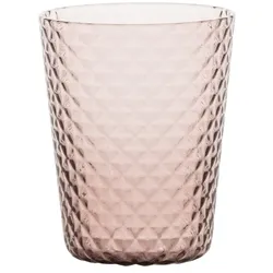 Zafferano 6-teiliges Trinkglas-Set aus der Isolano-Kollektion, mundgeblasen, mit Diamanteffekt, in Amethystfarbe - Eleganz für den Tisch