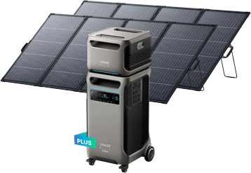 Anker SOLIX F3800 Plus + Expansion Battery + 2× 400W Solar Panel