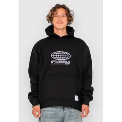 Rusty Internazionale Fleece Hoodie black Gr. XXL