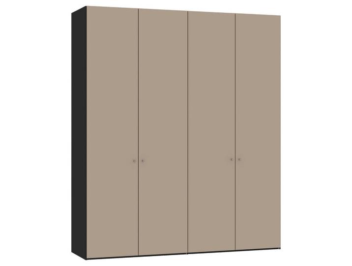 Jutzler Drehtürenschrank, Schwarz, Hellbraun, Glas, Holzwerkstoff, 2 Fächer, 203x236x59 cm, Typenauswahl, Beimöbel erhältlich, umfangreiches Zubehör erhältlich, in verschiedenen Holzarten erhältlich, In verschiedenen Grössen erhältlich, in verschiedenen Holzdekoren erhältlich, Schlafzimmer, Komplette Schlafzimmer und Serien, Schlafzimmerserie