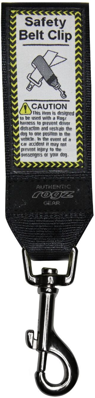 United Pets Rogz Attacco Cintura di Sicurezza per Cani Nero