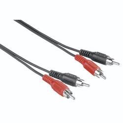 hama 00205087 Audio-Kabel, 2 Cinch-Stecker - 2 Cinch-Stecker, 5 m