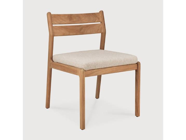 Ethnicraft Jack Outdoor-Stuhl Teak mit Stoffbezug